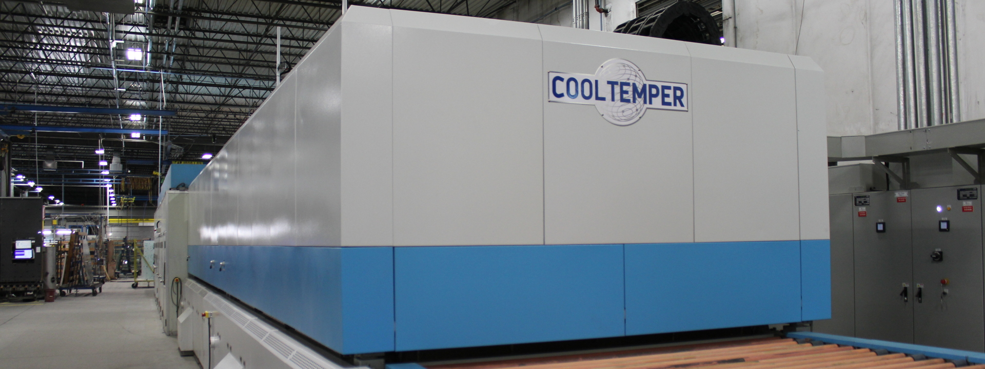 photo of Cool Temper machine in glass factory